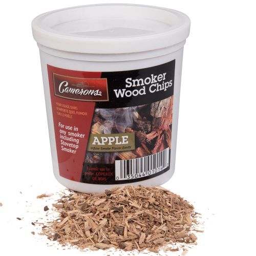  Camerons Smoking Chips- Kiln Dried, 100 Percent Natural Extra Fine Wood Smoker Sawdust Shavings (Apple, 1 Pint)