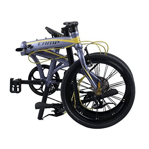  Camp Lightweight Folding Bike 25lb 20 Alloy 9 Speed Orbit