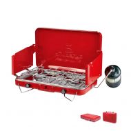 Outbound Camping Stove | Portable Propane Gas Stove 2 Burners | Perfect Camp Stove for Backpacking, Camping, Fishing, and Outdoor Cooking