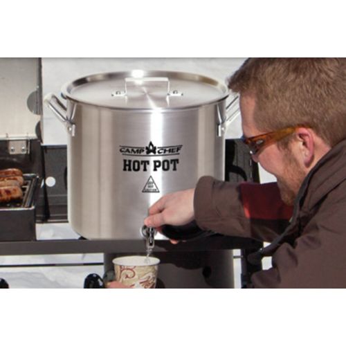  Camp Chef HWP20A Outdoor Camping 20 QT. Aluminum Hot Water Pot