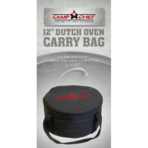  Camp Chef 12 Padded Dutch Oven Carry Bag with Ties Down Straps