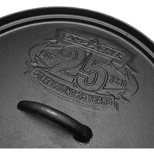  Camp Chef 25th Anniversary Cast Iron Set, 12 Dutch Oven und 12 Pfanne mit Deckel