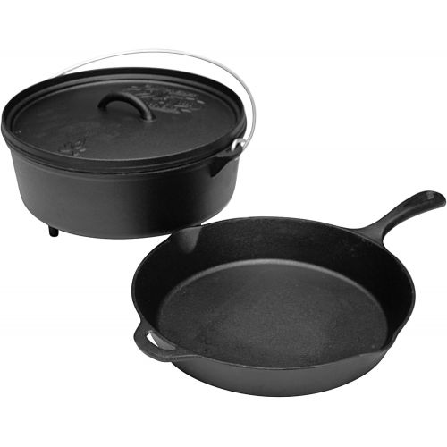  Camp Chef 25th Anniversary Cast Iron Set, 12 Dutch Oven und 12 Pfanne mit Deckel