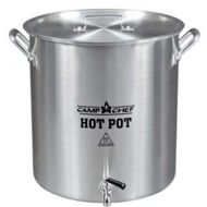 Camp Chef Aluminum Hot Water Pot, 32-Quart, Black/Stainless, HWP32A