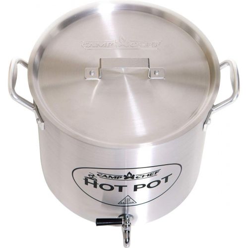  Camp Chef Hot Water Pot, 5 gal, 13.0in x 13.0in x 12.5in, Silver, HWP20A