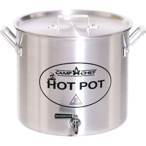  Camp Chef Hot Water Pot, 5 gal, 13.0in x 13.0in x 12.5in, Silver, HWP20A