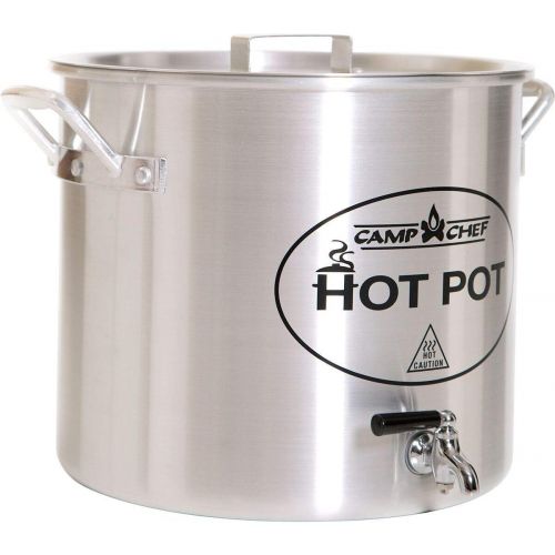  Camp Chef Hot Water Pot, 5 gal, 13.0in x 13.0in x 12.5in, Silver, HWP20A