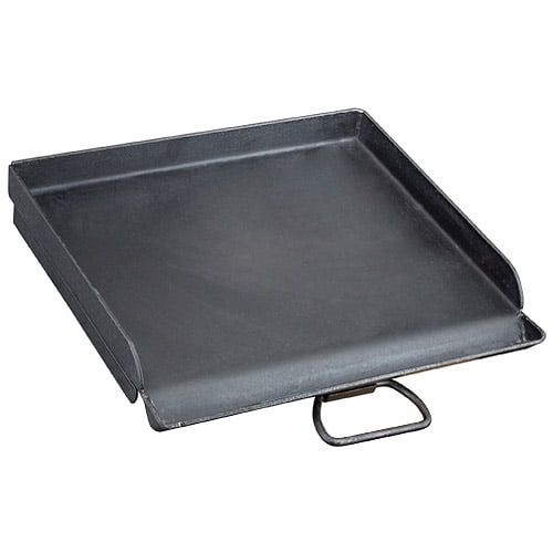  Camp Chef Professional Heavy Duty Steel Deluxe Griddle with Built In Grease Drain, 14 x 16