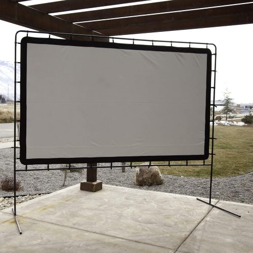  Camp Chef 144 IndoorOutdoor Nylon Backyard Movie Projector Screen (2 Pack)