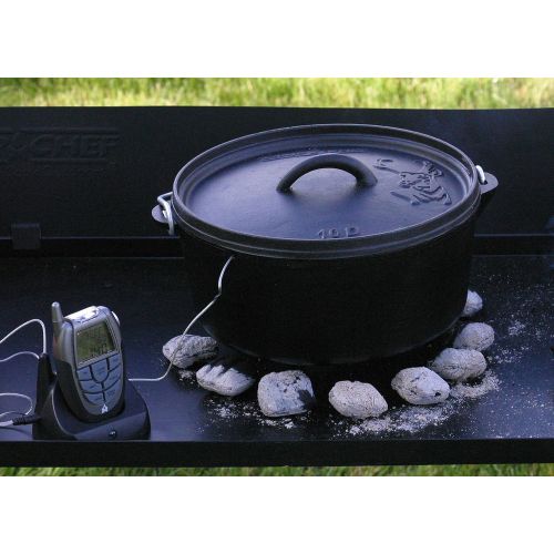  Camp Chef 6 Qt Seasoned Cast Iron Dutch Oven