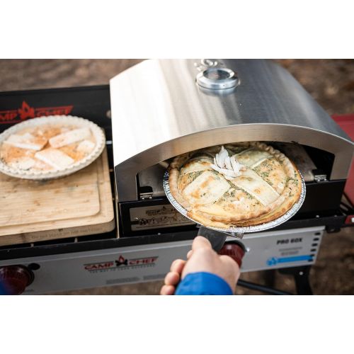  Camp Chef Artisan Outdoor Pizza Oven, 14 Single Burner Accessory, Ceramic Pizza Stone, 14 in. x 16 in. x 8 in