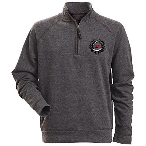  Camp David NCAA Mens Rockhill Textured Heather 1/4 Zip Fleece Pullover