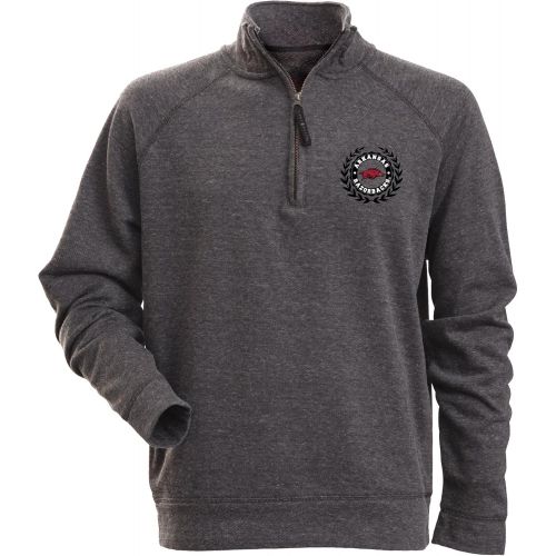  Camp David NCAA Mens Rockhill Textured Heather 1/4 Zip Fleece Pullover