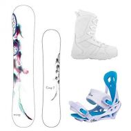 [아마존베스트]Camp Seven Dreamcatcher and Lux Womens Snowboard Package 2021