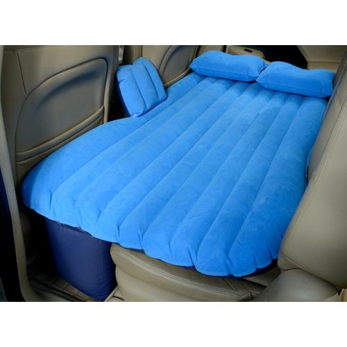  CampBuddy Heavy Duty Multi-functional Car SUV Inflatable Air Mattress Bed Back Seat Cushion With 2 Pillows and Pump For Travel Camping Beach Rest Tour Trip Park Lawn Picnic