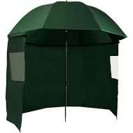 [아마존베스트]CampFeuer Camp Fire Fishing Umbrella 240cm Fischer with Wind Protection (Cloak) and Pegs, AS1