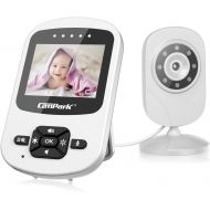 [아마존 핫딜] [아마존핫딜]Campark Baby Monitor with Camera Wireless Video Digital Cam with Infrared Night Vision 2-Way Talk 2.4 LCD 2.4GHz Temperature Sensor VOX 4 in 1 Connect and Lullabies