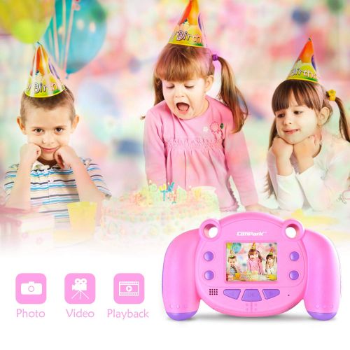  [아마존 핫딜]  [아마존핫딜]Campark Digital Kamera fuer Kinder HD Kinderkamera 2.0 Farbdisplay Mini Action Camcorder Camera, Spielzeug und Geschenk fuer Kinder (Q3/EU)