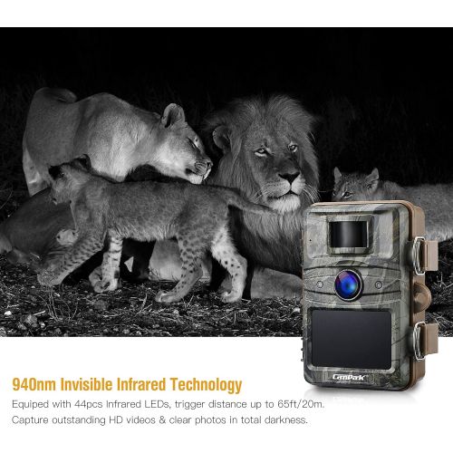  [아마존 핫딜]  [아마존핫딜]Campark Wildkamera 14MP 1080P mit bewegungsmelder nachtsicht 2.4 LCD Wasserdicht IP66 Jagdkamera Wildtierkamera fuer berwachung Sicherheit