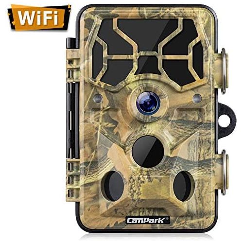  Campark Trail Camera-WiFi 20MP 1296P Hunting Game Camera with Night Vision Motion Activated for Outdoor Wildlife Monitoring Waterproof IP66