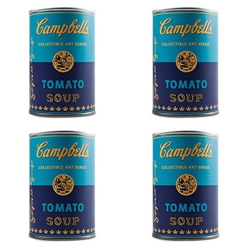 키드로봇 Set of 4 Blind Box Andy Warhol Campbells Soup Can Vinyl Series Figures Kidrobot