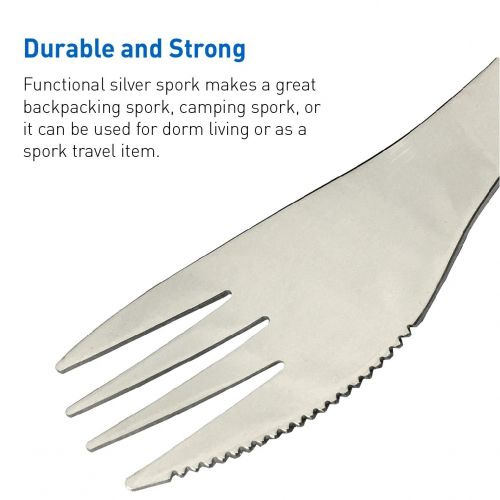  Camping Spork EGP-CAMP-002-Spoon Fork Knife Dinnerware Camp Cooking Utensil- 1 Pack