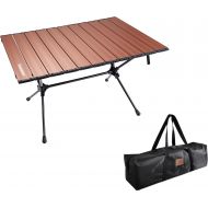 CAMPINGMOON 29.5(L) x21.6(W) x17(H) Ultra Compact Aluminum Camping Table