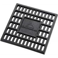 CAMPINGMOON Cast Iron Coal Bed Charcoal Fire Grate 6.89x6.89-inch T-175