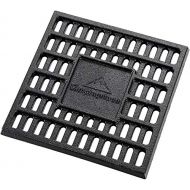 CAMPINGMOON Cast Iron Coal Bed Charcoal Fire Grate 6.89x6.89-inch T-175