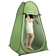 Campla Shower Tent Pop up Camping Changing Tent Portable Waterproof Outdoor Dressing Bathroom Toilet Tent Privacy Shelter Tent with Carrying Bag