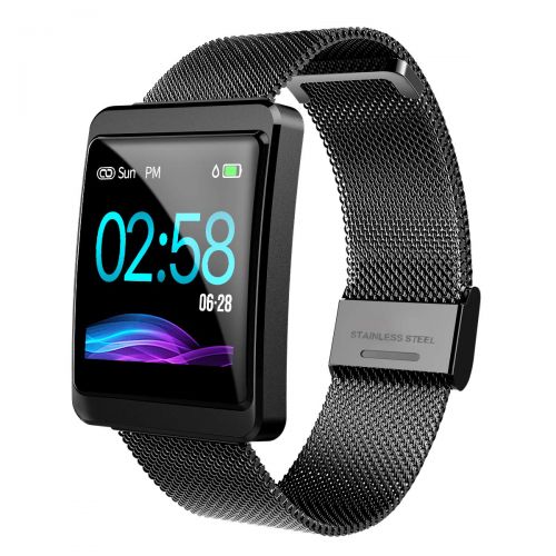  CanMixs Fitness Armband, CM11 Wasserdicht IP67 Fitness Tracker Farbbildschirm Smartwatch Aktivitatstracker Schrittzahler Uhr mit Stoppuhren Vibrationsalarm Anruf SMS Beachten fuer D