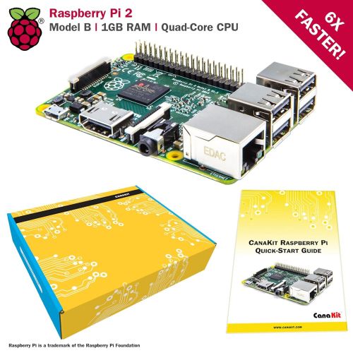  CanaKit Raspberry Pi 2 Complete Starter Kit with WiFi - 32 GB Edition
