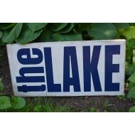 /CanadaWoodworksShop The Lake Rustic Wooden Sign The Lake Painted Wood Sign Cottage Sign Rustic Wood Sign Cottage Decor Country Chic Decor Welcome to the Lake