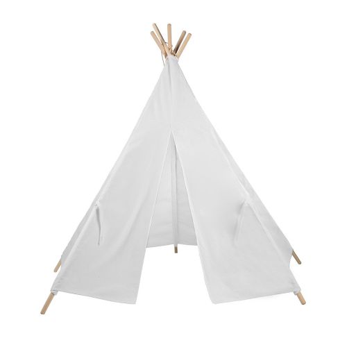  Canaloha CTE001 Kids Teepee Canvas Plain Play House Outdoor Indoor India Tent Off-White