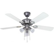 Canarm JASPER BPT Jasper 3-Light Ceiling Fan, 42-Inch, Walnut