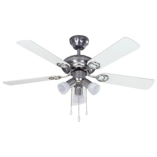  Canarm JASPER BPT Jasper 3-Light Ceiling Fan, 42-Inch, Walnut