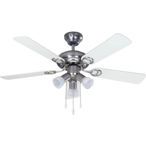  Canarm JASPER BPT Jasper 3-Light Ceiling Fan, 42-Inch, Walnut