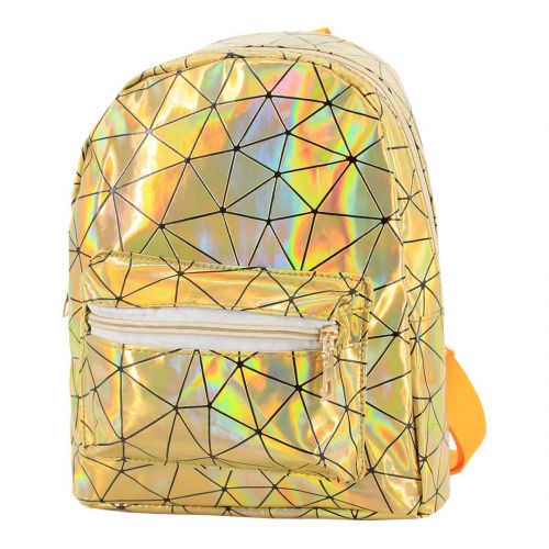  Candice Women Fashion Hologram Holographic PU Shoulder Bag Satchel Backpack School Bag