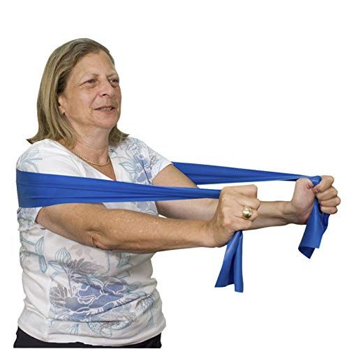  Cando 10-5625 Black Latex-Free Exercise Band, X-Heavy Resistance, 50 yd Length