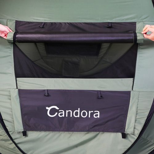  Candora 4 Instant Pop Up Zelt Pop-Up Zelt - Automatische Konfiguration in 1 Sekunden - Einfach zu Einrichtung und faltbar - sehr Familie Camping Outdoor Zelten Schutzdach