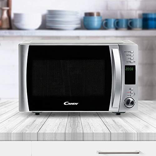  Candy cmxg22ds Mikrowelle mit Grill Arbeitsplatte 22L 800W Edelstahl Mikrowellenherd