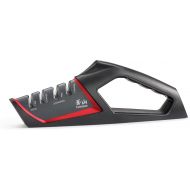 Cangshan SHARK Series 1026818 4-Stage Knife Sharpener, Red