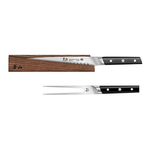  Cangshan TC Series 1020502 Swedish Sandvik 14C28N Steel Forged 2-Piece Carving Set