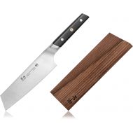 [아마존베스트]Cangshan TC Series 1021080 Swedish Sandvik 14C28N Steel Forged 7-Inch Nakiri Knife and Wood Sheath Set