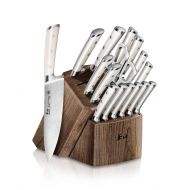 Cangshan S1 Series 1022599 German Steel Forged 17-PieceKnife Block Set, Walnut