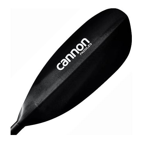  Wave Carbon Kayak Paddle with Black Carbon Fiber Reinforced Polymer Blades (2-Piece)