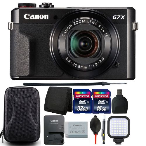 캐논 CanonInternational Canon PowerShot G7 X Mark II Digital Camera with 48GB Accessory Bundle