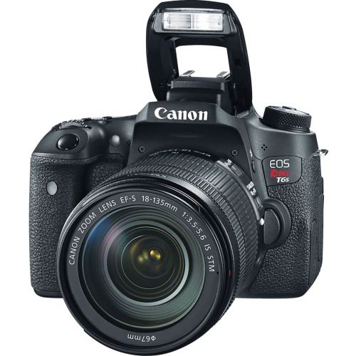캐논 Canon Black EOS Rebel T6s Digital SLR Camera with 24.2 Megapixels and 18-135mm Lens Included