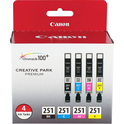 캐논 Canon (6513B004) Black and Tri-Color Ink Cartridge, 4pack