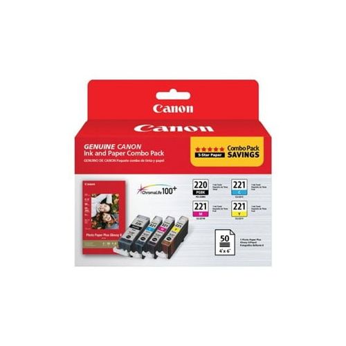 캐논 Canon, CNMPGI220CLI221, PGI220CLI221 Ink Tank Cartridge Kit, 5  Pack